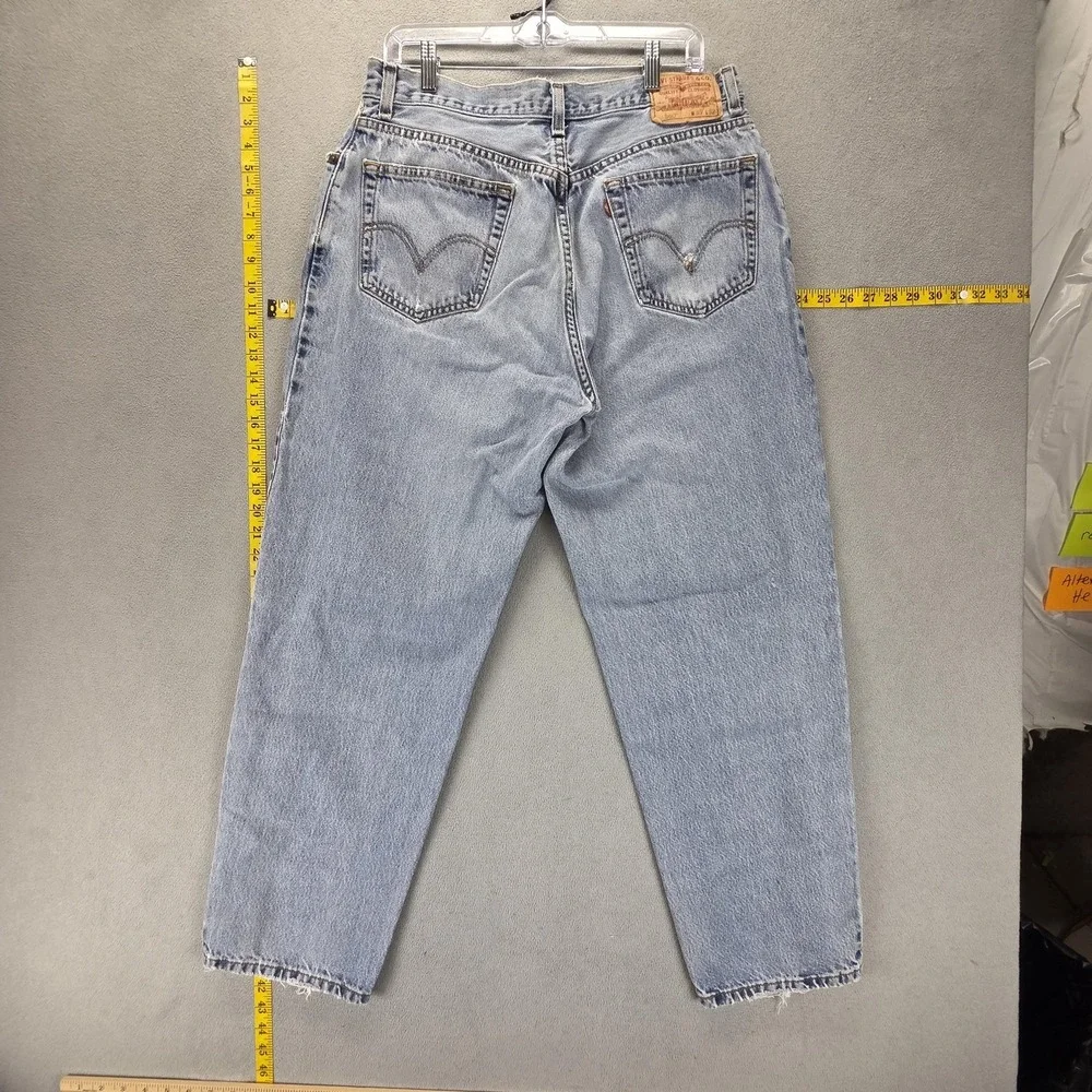 VTG Levis 560 Jeans Mens Blue Comfort Fit Relaxed Zip Fly Light Wash Fits 32x30
